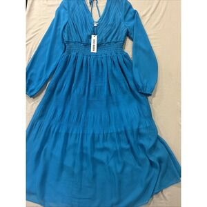 *NWT* Steve Madden Nylah Dress in Aruba Blue- Women's Maxi Dress Size S Fairy